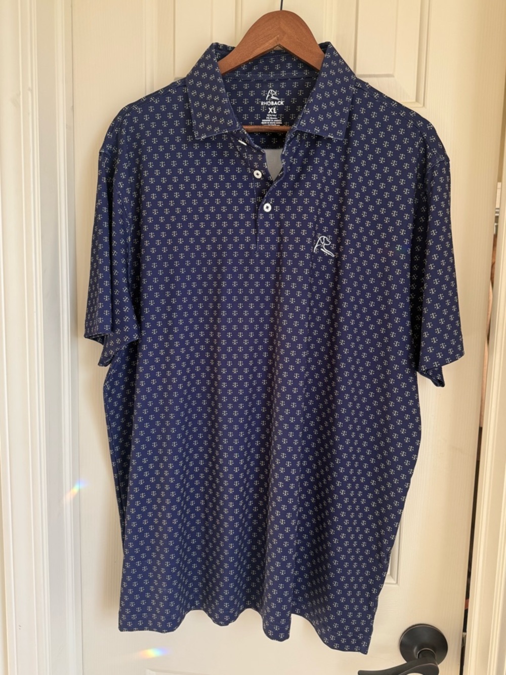 Rhoback Men’s Navy Polo